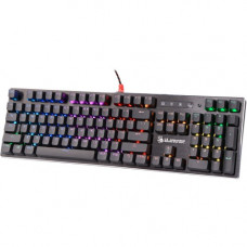 Ergoguys BLOODY GAMING RBG OPTICAL MECHANICAL KEYBOARD, BLUE SWITCH - Cable Connectivity - USB Interface Multimedia Hot Key(s) - Windows - Mechanical Keyswitch - Brushed Aluminum B820R