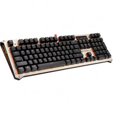 Ergoguys Bloody Gaming Optical Mechanical Gaming Keyboard, Backlit Adjustable - Cable Connectivity - USB Interface Multimedia Hot Key(s) - Windows - Mechanical Keyswitch - Gold B840