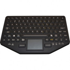 iKey BT-870-TP-SLIM Dual Connectivity - Wired/Wireless Connectivity - Bluetooth - Micro USB InterfaceTouchPad - Industrial Silicon Rubber Keyswitch BT-870-TP-SLIM