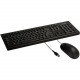 Targus BUS0067 Corporate HID Keyboard and Mouse - USB Wired Keyboard - 104 Key - Black - USB Mouse - Optical - 3 Button - Scroll Wheel - QWERTY - Black BUS0067