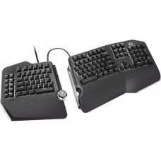 Ergoguys Cloud Nine C989 ErgoFS Ergonomic Wired USB Split Keyboard - Cable Connectivity - USB Interface - RGB LED - 105 Key - PC - Mechanical Keyswitch - Black - TAA Compliant C989M