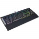 Corsair RGB PLATINUM Mechanical Gaming Keyboard - Cherry MX Speed - Black - Cable Connectivity - USB 2.0 Interface - Compatible with PC, Windows - Volume Up, Volume Down, Multimedia, G-Key Hot Key(s) - QWERTY Keys Layout - Mechanical - Black CH-9127014-NA