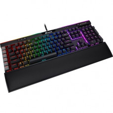 Corsair K95 RGB Platinum XT Mechanical Gaming Keyboard - Cherry MX Blue - Cable Connectivity - USB 2.0 Type A Interface - 110 Key - PC, Mac, Windows, Mac OS - Mechanical Keyswitch - Black CH-9127411-NA