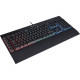Corsair K55 RGB Gaming Keyboard - Cable Connectivity - USB 2.0 Interface - International, English - Compatible with Computer (PC) - Macro, Windows Lock Key, Play/Pause, Mute, Volume Down, Volume Up, Stop, Next Track, Previous Track Hot Key(s) - QWERTY Key