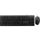 V7 Wired Keyboard and Mouse Combo - MX - USB Cable Spanish - Black - USB Cable Mouse - Optical - 1600 dpi - 3 Button - Black - Email, Internet Key, Play/Pause, Volume Control Hot Key(s) - Symmetrical - Compatible with Desktop Computer CKU200MX