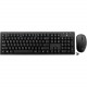 V7 Wireless Keyboard and Mouse Combo - MX - USB Wireless RF Spanish - Black - USB Wireless RF Mouse - 1600 dpi - 3 Button - Black - Internet Key, Play/Pause, Volume Control, Email Hot Key(s) - Symmetrical - AA, AAA CKW200MX