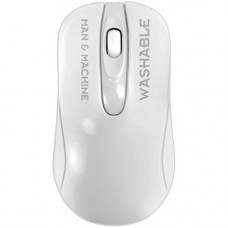 Man & Machine C Mouse Wireless - Optical - Wireless - Radio Frequency - 2.40 GHz - White - USB - 1000 dpi - Scroll Wheel - 2 Button(s) CM/WI/W5