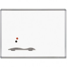 MooreCo Green-Rite Porcelain Dry-erase Markerboards - 48" (4 ft) Width x 36" (3 ft) Height - Porcelain Surface - Aluminum Frame - Rectangle - 1 Each - GREENGUARD, TAA Compliance E2H2PC