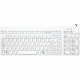 Man & Machine Premium Full Size Waterproof Disinfectable Keyboard - Cable Connectivity - USB Interface - English, French - Compatible with Computer (PC, Mac) - Industrial Silicon Rubber - Red ECOOL/MAG/R5
