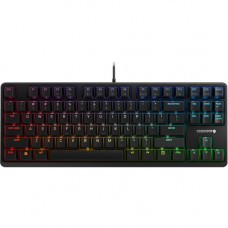 CHERRY Keyboard - Cable Connectivity - USB Interface - RGB LED - Pan-Nordic - PC - Mechanical/MX Keyswitch - Black - TAA Compliance G80-3833LWBUS-2