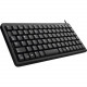 CHERRY Compact-Keyboard G84-4100 - Cable Connectivity - USB, PS/2 Interface - 86 Key - English (US), Cyrillic - PC, Windows - ML Keyswitch - Black G84-4100LCMRB-2