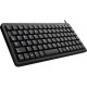 CHERRY Compact-Keyboard G84-4100 - Cable Connectivity - USB, PS/2 Interface - 86 Key - English (US), Cyrillic - PC, Windows - ML Keyswitch - Black G84-4100LCMRB-2