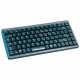 CHERRY G84-4100 Ultraslim Keyboard - PS/2, USB - QWERTY - 86 Keys - Black" - TAA Compliance G84-4100LCMUS-2