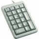 CHERRY G84-4700 Keypad - USB - 21 Keys - Light Gray - English (US) - TAA Compliance G84-4700LUCUS-0
