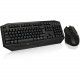 IOGEAR Kaliber Gaming Wireless Gaming Keyboard and Mouse Combo - USB 2.0 Wireless RF Keyboard - USB 2.0 Wireless RF Mouse - 2000 dpi - 7 Button - Scroll Wheel - QWERTY - AA - Compatible with Computer, Notebook (PC) GKM602R