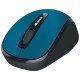 Microsoft Wireless Mobile Mouse 3500 - BlueTrack - Wireless - Radio Frequency - 2.40 GHz - Cyan Blue - USB 2.0 - 1000 dpi - Scroll Wheel - 3 Button(s) - Symmetrical - REACH, RoHS, WEEE Compliance GMF-00273