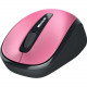 Microsoft Wireless Mobile Mouse 3500 - BlueTrack - Wireless - Radio Frequency - 2.40 GHz - Magenta Pink - USB 2.0 - 1000 dpi - Scroll Wheel - 3 Button(s) - Symmetrical - REACH, RoHS, WEEE Compliance GMF-00278