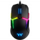 Thermaltake Tt eSPORTS Level 20 RGB Gaming Mouse - Pixart 3389 - Cable - Black - USB - 16000 dpi - Scroll Wheel - 8 Button(s) - Symmetrical GMO-LVT-WDOOBK-01