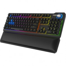 Acer Predator Aethon PKW120 Gaming Keyboard - Cable Connectivity - USB Interface - RGB LED - 104 Key Windows Lock Key, Multimedia, Volume Control Hot Key(s) - PC - Opto-mechanical Keyswitch - Black GP.KBD11.01N