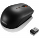 Lenovo 300 Wireless Compact Mouse - Laser - Wireless - Radio Frequency - Black - USB - 1000 dpi - Scroll Wheel - 3 Button(s) GX30K79402