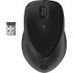 HP Comfort Grip Wireless Mouse - Optical - Wireless - Radio Frequency - 2.40 GHz - Black - 1 Pack - USB - 1600 dpi - Scroll Wheel - 3 Button(s) - Right-handed Only H2L63AA