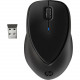 HP Comfort Grip Wireless Mouse - Wireless - Radio Frequency - 2.40 GHz - Black - 1 Pack - USB - Scroll Wheel H2L63UT