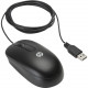 HP 3-Button USB Laser Mouse - Laser - Cable - Black - 1 Pack - USB - 1000 dpi - Scroll Wheel - 3 Button(s) - Symmetrical - RoHS Compliance H4B81AA