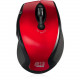 Adesso iMouse M20R - Wireless Ergonomic Optical Mouse - Optical - Wireless - Radio Frequency - 2.40 GHz - Red - USB - 1500 dpi - Scroll Wheel - 6 Button(s) - Right-handed Only IMOUSE M20R