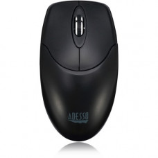 Adesso Antimicrobial Wireless Desktop Mouse - Optical - Wireless - Radio Frequency - 2.40 GHz - USB - 1200 dpi - Scroll Wheel - 3 Button(s) - Symmetrical IMOUSE M60
