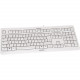 CHERRY KC 1000 Keyboard - Cable Connectivity - 105 Key - Compatible with Windows - Calculator, Email, Browser, Sleep Hot Key(s) - LPK - Light Gray JK-0800ES-0