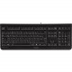 CHERRY KC 1000 Keyboard - Cable Connectivity - USB 2.0 Interface - Spanish - Compatible with Computer - Calculator, Email, Browser, Sleep Hot Key(s) - Black - TAA Compliance JK-0800ES-2