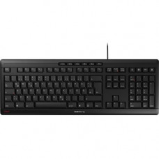 CHERRY STREAM Keyboard - Cable Connectivity - USB Interface - 105 Key - 10 Volume Down, Volume Up, Play/Pause, Browser, Email, Calculator, Previous Track, Next Track, Mute, Lock Hot Key(s) - Pan-Nordic - Scissors Keyswitch - Black JK-8500PN-2