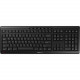 CHERRY STREAM Wireless Keyboard - Full Size, Black , Multimedia Keys, Scissor Technology - TAA Compliance JK-8550US-2