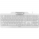 CHERRY KC 1000 SC Keyboard - Cable Connectivity - USB Interface - 104 Key - English (US) - Windows, Linux, Mac OS - LPK Keyswitch - Pale Gray JK-A0100EU-0