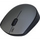 SIIG 3-Button Wireless Optical Mouse - Grey - Optical - Wireless - Radio Frequency - Gray - Retail - USB Type A - 1200 dpi - Desktop Computer, Notebook - Scroll Wheel - 3 Button(s) JK-WR0N12-S1