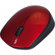 SIIG 3-Button Wireless Optical Mouse - Red - Optical - Wireless - Radio Frequency - Red - Retail - USB Type A - 1200 dpi - Desktop Computer, Notebook - Scroll Wheel - 3 Button(s) JK-WR0Q12-S1
