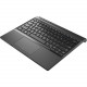 Dell Latitude 7285 Productivity Keyboard - K17M - Docking Connectivity - Docking Port Interface - QWERTY Layout - TouchPad - Windows - Scissors Keyswitch - Black, Gray K17M-BK-US