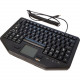Havis Chiclet Style, Low-Profile Keyboard - Cable Connectivity - USB InterfaceTouchPad - Mac OS, Windows, Android, Linux - TAA Compliance KB-105
