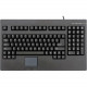 Solidyear Usa Inc. Solidtek Full Size POS Keyboard with Touchpad Mouse KB-730BP - PS/2 - TouchPad - PC KB-730BP