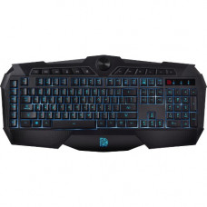 Thermaltake Tt eSPORTS CHALLENGER Prime Keyboard - Cable Connectivity - USB Interface - English, French - Membrane Keyswitch - Black KB-CHM-MBBLUS-01