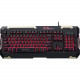 Thermaltake Tt eSPORTS Commander Gaming Gear Combo (Red Light) - USB Cable Keyboard - Black - USB Cable Mouse - Optical - 2400 dpi - 6 Button - Scroll Wheel - QWERTY - Black - Symmetrical - Compatible with Computer (PC) KB-CMC-PLBDUS-01