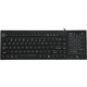 Ergoguys DSI WATERPROOF IP68 KEYBOARD WITH TRACK PAD/NUMBER PAD LED BACKLIT - Cable Connectivity - USB Interface - 88 KeyTouchPad - Windows - Black KB-JH-IKB700BL