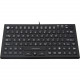 Ergoguys DSI WATERPROOF IP68 SILICONE COMPACT KEYBOARD W/ MOUSE POINTER, BACKLIT - Cable Connectivity - USB Interface - 89 Key - Windows - Industrial Silicon Rubber Keyswitch - Black KB-JH-IKB850BL