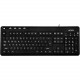 Ergoguys A4-TECH BLUE LED BACKLIT MULTIMEDIA KEYBOARD - Cable Connectivity - USB Interface - Compatible with Computer (PC) - Sleep, Next Track, Previous Track, Play/Pause, Stop Hot Key(s) - Black KD-126