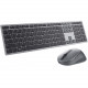 Dell Premier Multi-Device Wireless Keyboard And Mouse KM7321W - USB Wireless Bluetooth/RF Titan Gray - USB Wireless Bluetooth/RF Mouse - Optical - 4000 dpi - 7 Button - Scroll Wheel - Titan Gray - Multimedia Hot Key(s) - AAA, AA - Compatible with Windows,