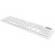 Man & Machine L Cool Keyboard - Cable Connectivity - USB Interface - English (US) - Windows, Linux, Mac - White LCOOL/W7
