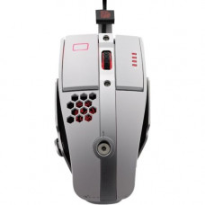 Thermaltake Tt eSPORTS Level 10 M Gaming Mouse - Laser - Cable - Iron White - USB - 8200 dpi - Scroll Wheel - 7 Button(s) MO-LTM009DTJ