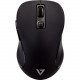 V7 MW300 Mouse - Optical - Wireless - Radio Frequency - 2.40 GHz - USB - 1600 dpi - 6 Button(s) - Symmetrical MW300