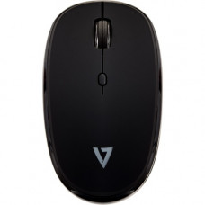 V7 Bluetooth Silent 4-Button Mouse - Black - Wireless - Bluetooth/Radio Frequency - 2.40 GHz - Black - USB - 1600 dpi - 4 Button(s) - Symmetrical MW550BT