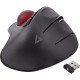 V7 Vertical Ergonomic Trackball Mouse, Wireless 6 Button Auto-speed Dpi, Ergo - Optical - Wireless - 2.40 GHz - No - 1200 dpi - Trackball - 6 Button(s) MW650